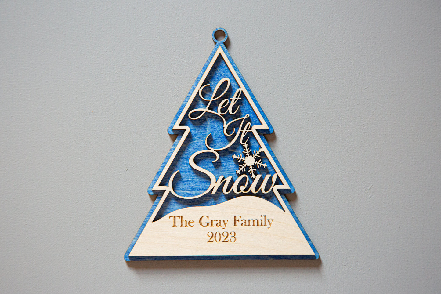 Personalized Tree Christmas Ornament