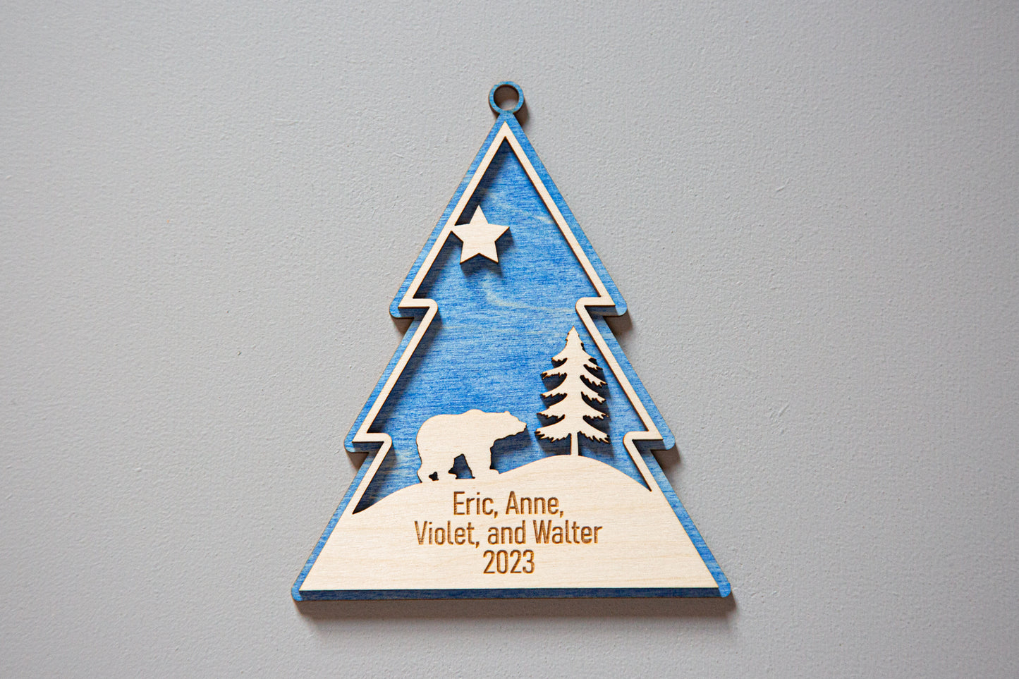 Personalized Tree Christmas Ornament