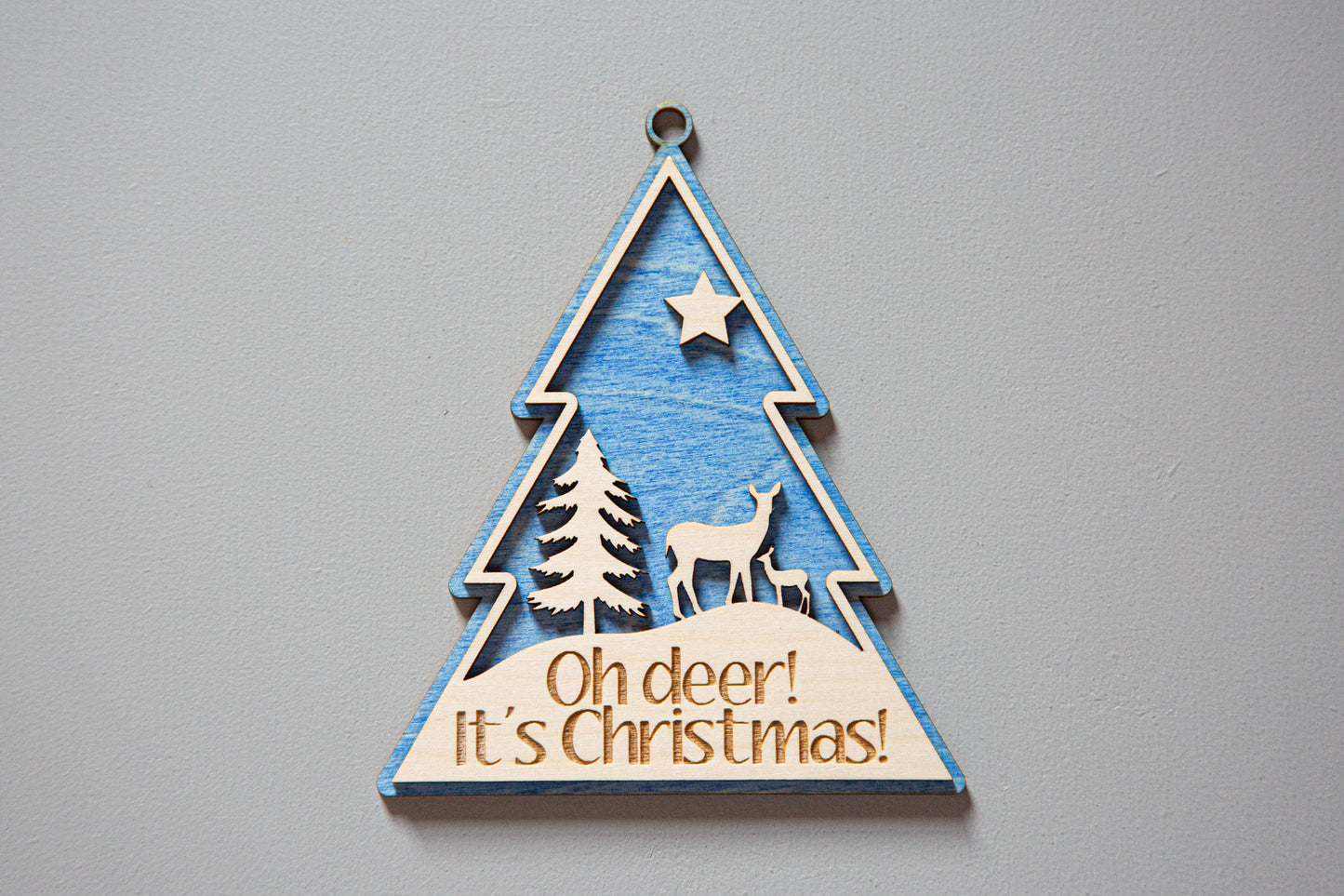 Personalized Tree Christmas Ornament