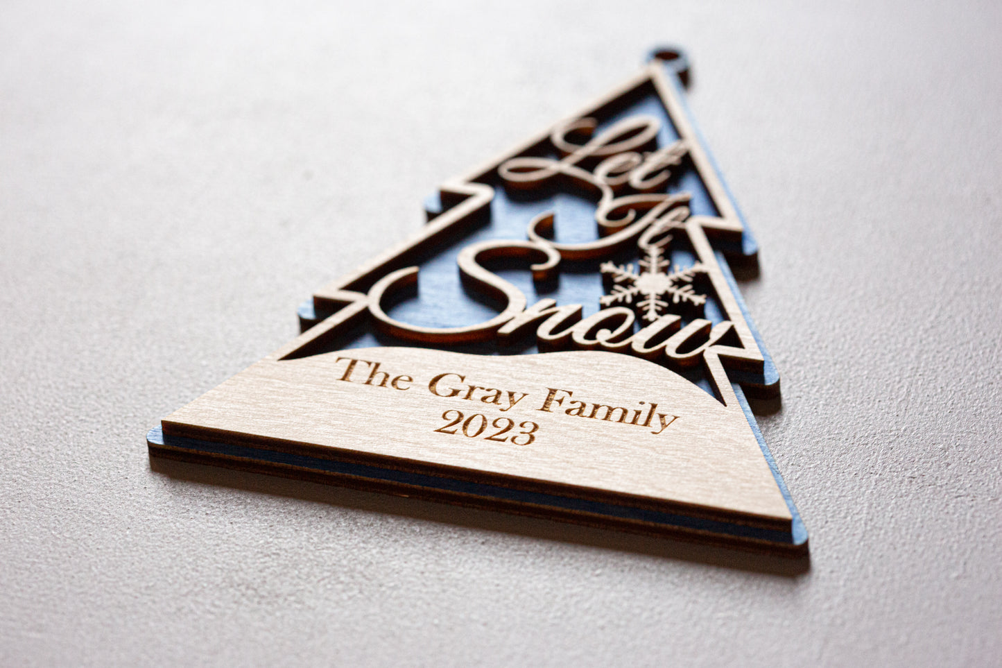 Personalized Tree Christmas Ornament